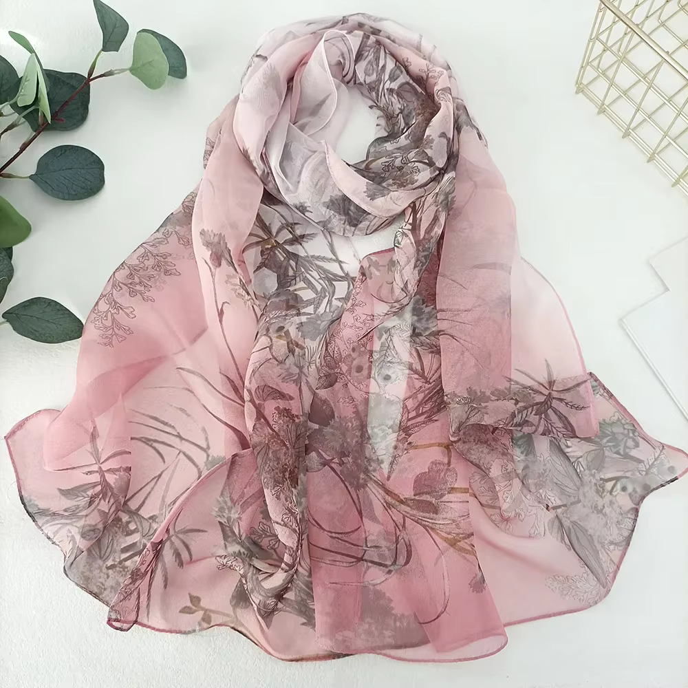 Bandana en mousseline de soie pour femmes