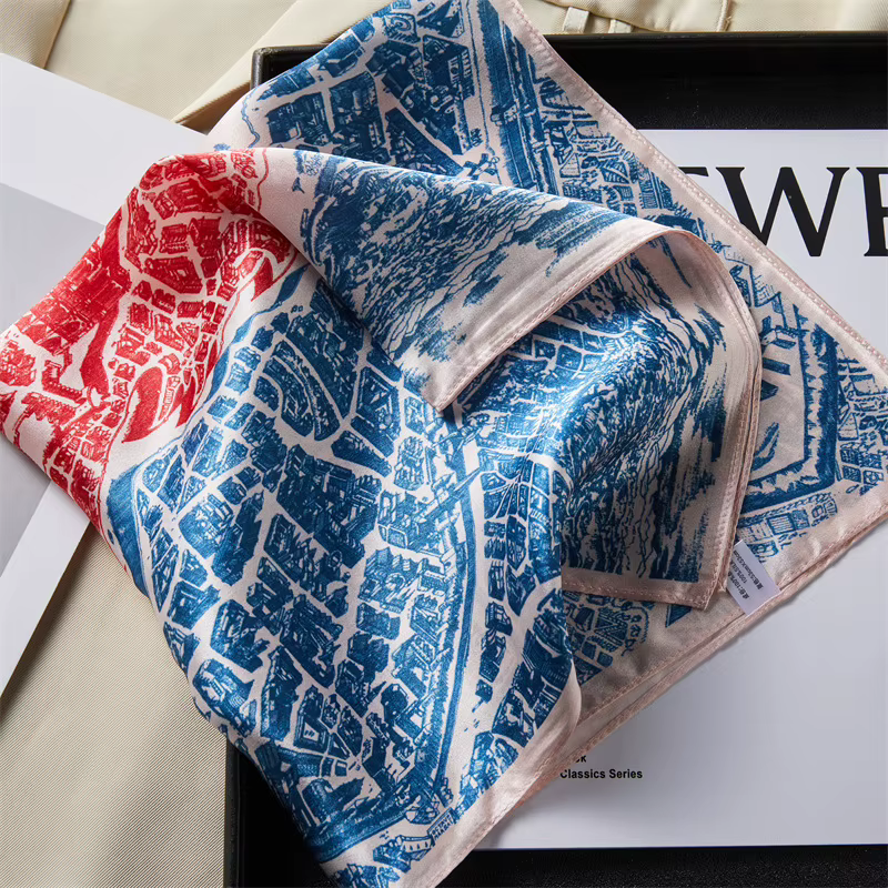 Foulard 100% Soie de Mûrier pour Femme