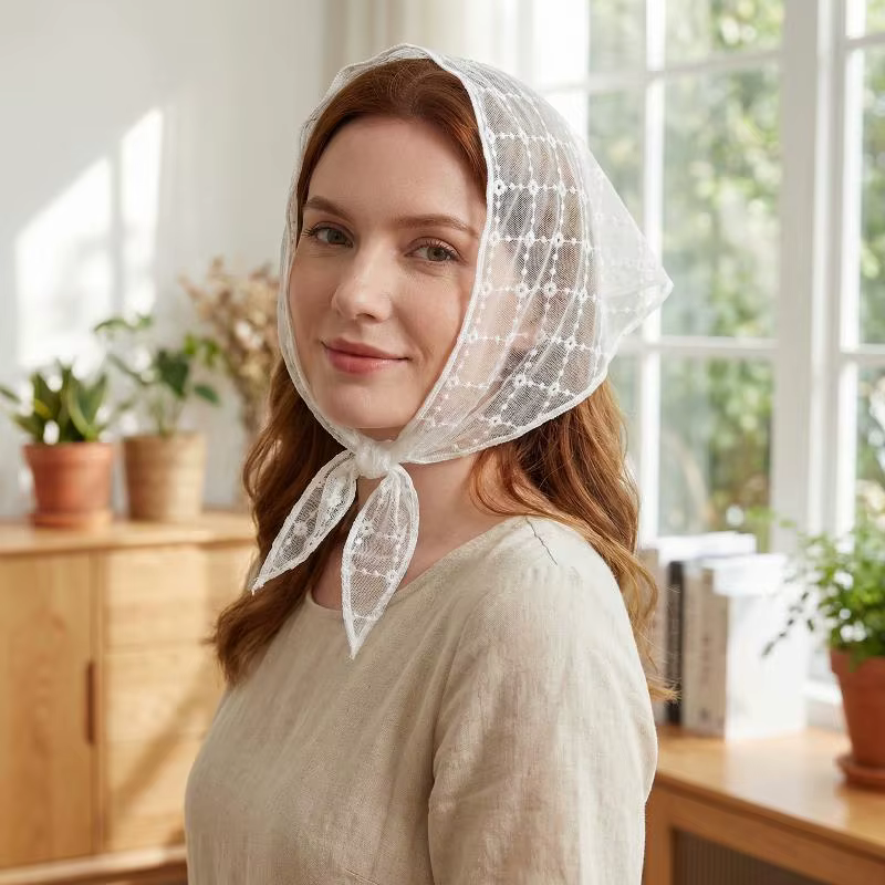 Écharpe en dentelle pour femmes