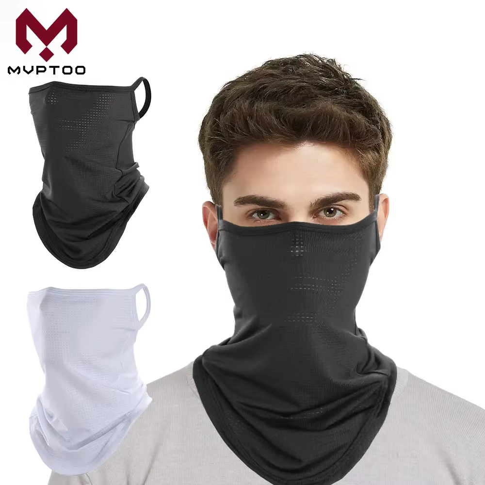 Écharpe respirante demi-masque d'été