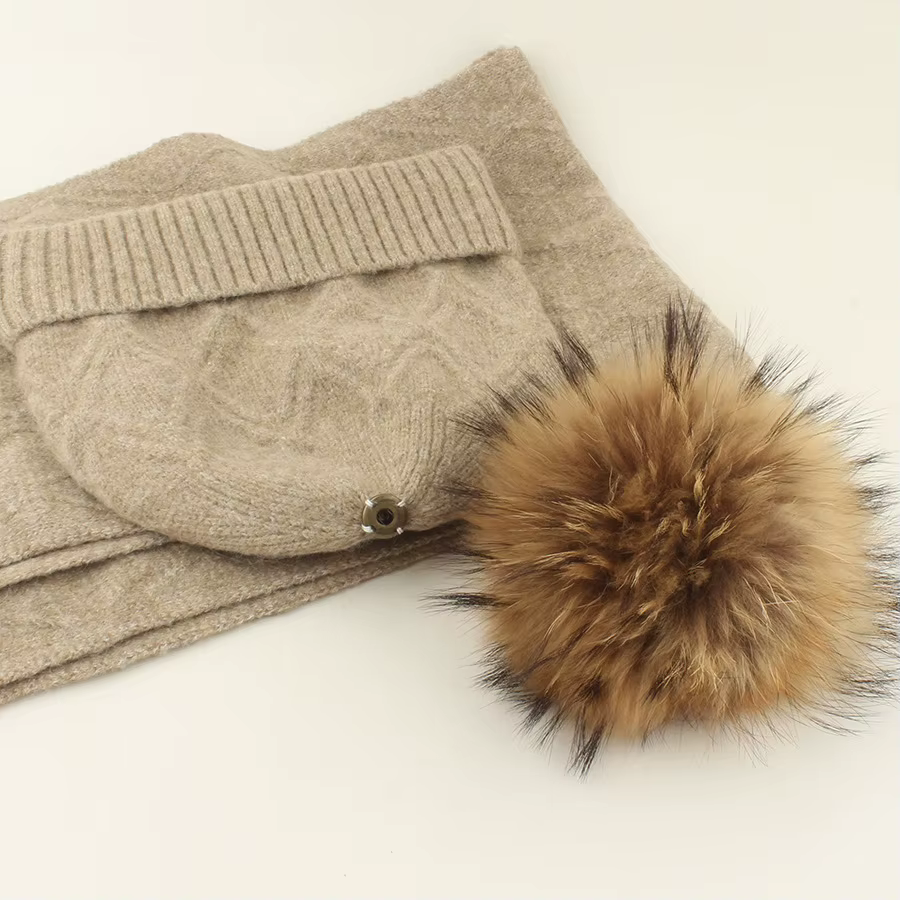 Ensemble chapeau et écharpe pour femme