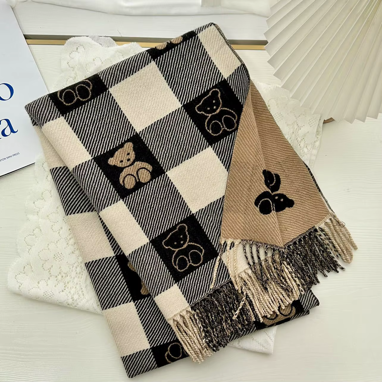 2025 luxe hiver cachemire écharpe femmes nouveau Design chaud Pashmina longs gland foulards femme imprimé châle épais Foulard Bufanda
