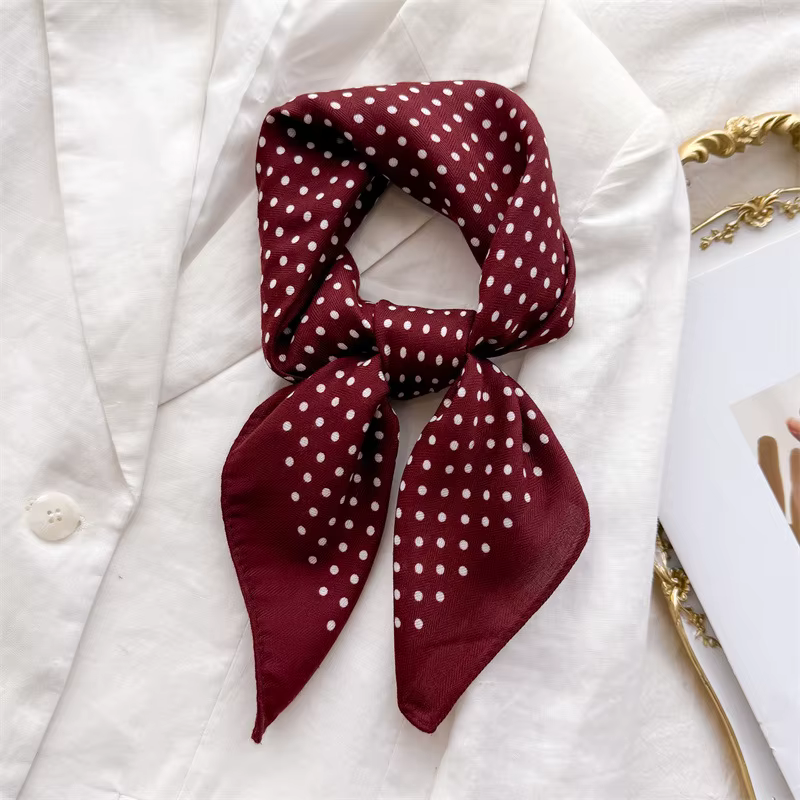 Marque de luxe châle carré écharpe pour femmes coton lin Hijab mode enveloppes foulard femme bandes de cheveux ruban bandeau Bandana