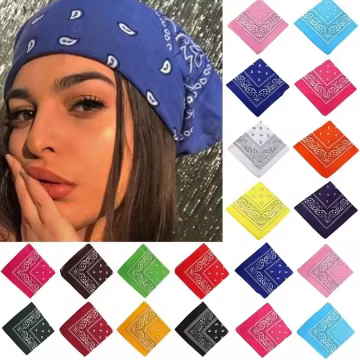 Mode écharpe Bandana chapeaux pour femmes filles enfants Vintage quatre saisons carré cheveux