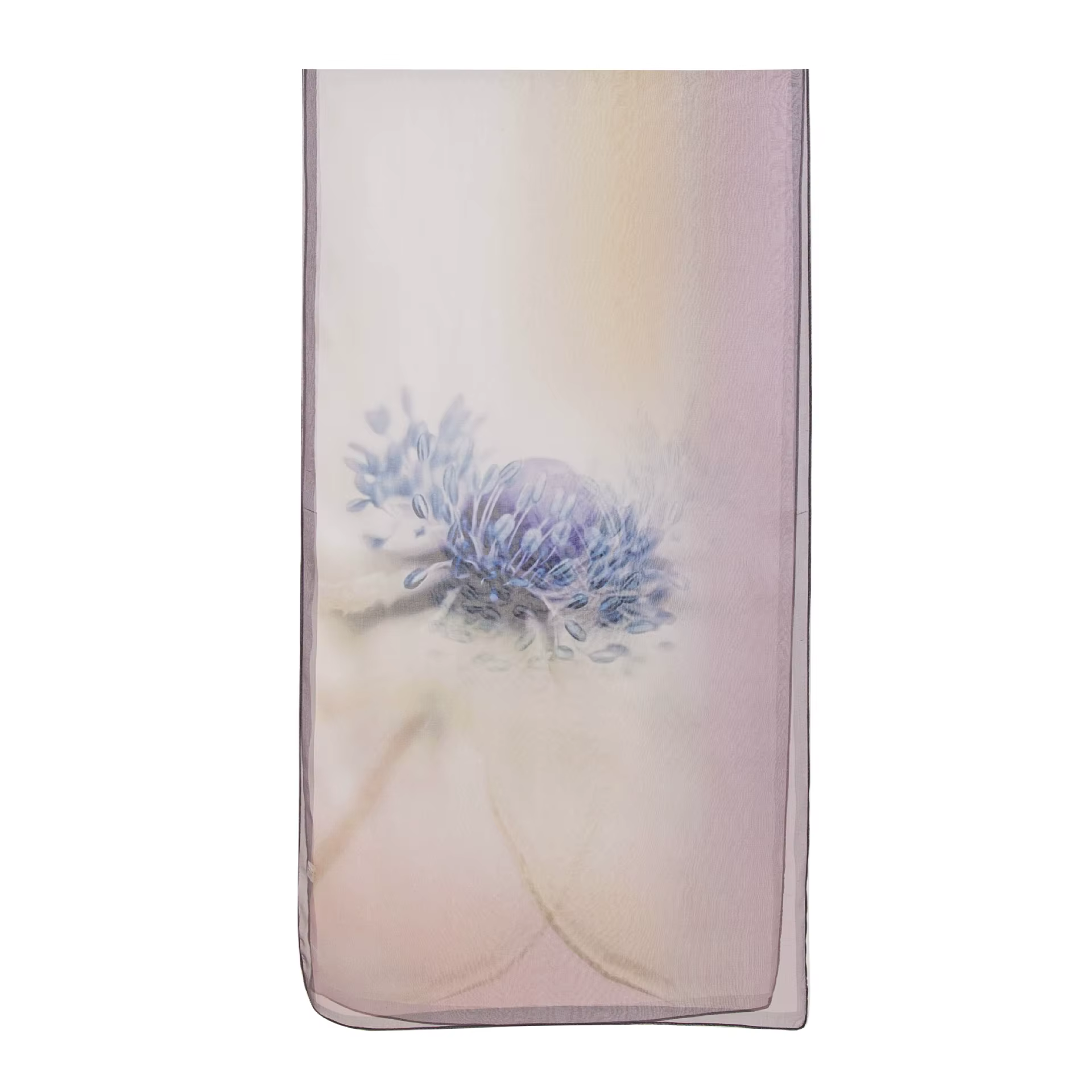 Pure soie longue écharpe haut de gamme sensation été mince imprimé châle femmes foulard