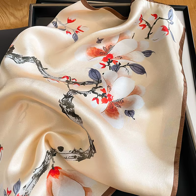 Petit Foulard de Mûrier à la Mode pour Femme