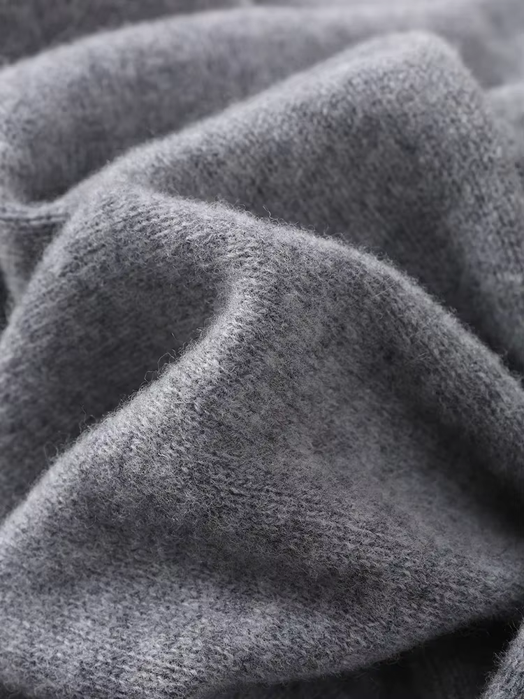 Écharpe châle triangulaire grande taille tendance 100 % laine pour femme