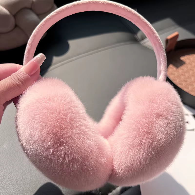 Cache-oreilles en peluche pour femmes