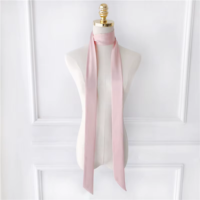 Foulard étroit en Satin de soie