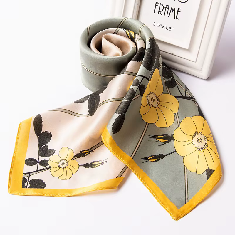 Foulard en soie 100% naturelle pour femmes