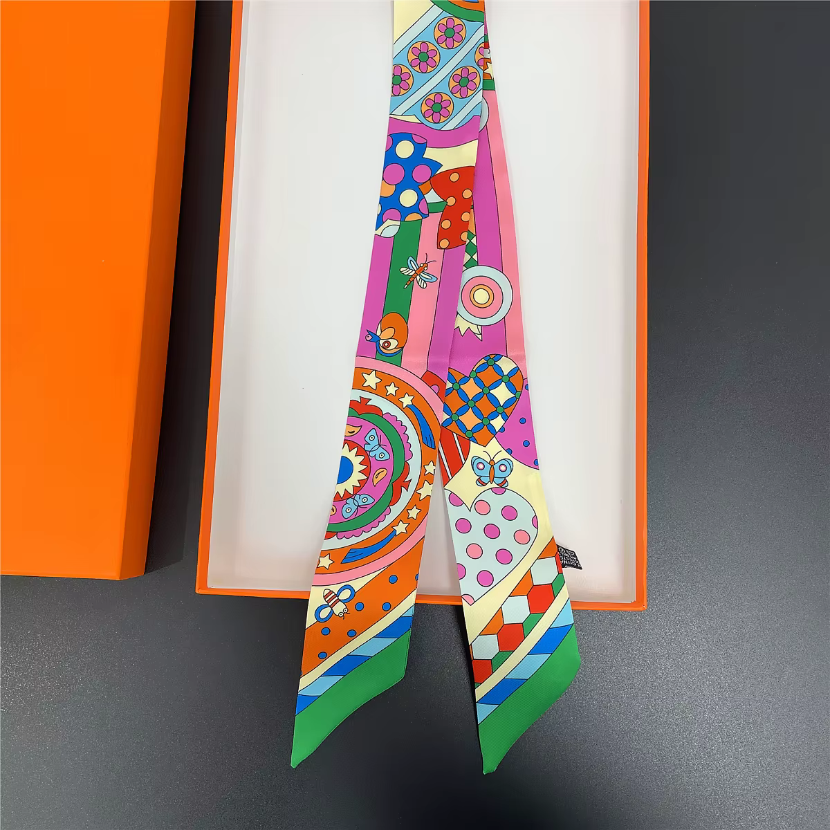 Nouvelle Collection : Foulard Chouette en Soie de Luxe pour Femme – Bandeau Cheveux Tendance