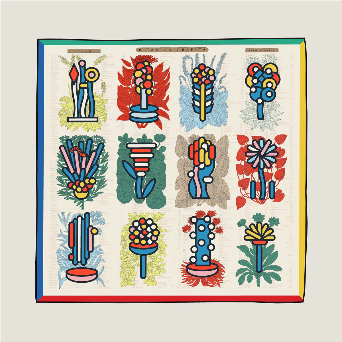 Foulard en sergé de soie 90CM