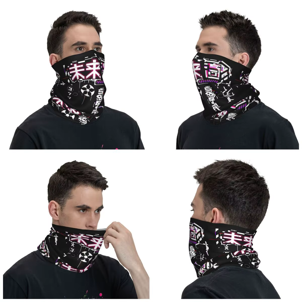 Cache-cou personnalisé Ultra Future Techwear pour hommes et femmes