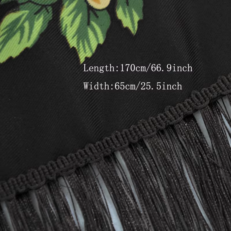 Marque de luxe nouvelle fleur rétro Style ethnique imprimé écharpe femmes longue serviette gland enveloppement automne et hiver chaud châle foulards