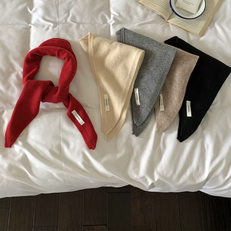 Femmes écharpe 100% laine foulard cravate foulards pour dame