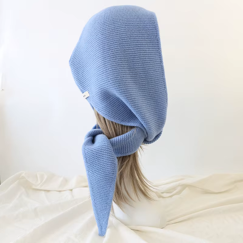 100% laine grande écharpe Sophie surdimensionné capuche cagoule chapeau d'hiver Protection des oreilles coupe-vent chaud Bomber chapeaux femmes mode bonnets