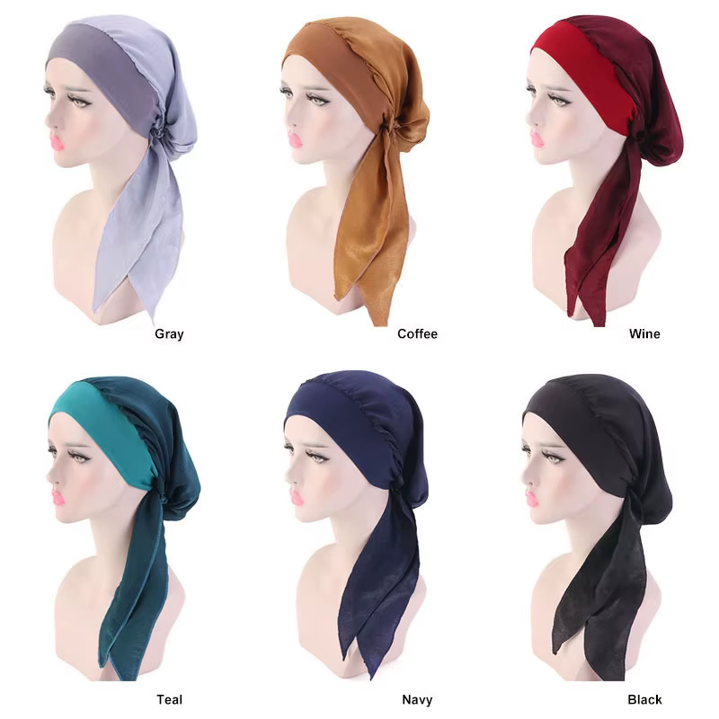 Foulard de tête pour femme contre le cancer