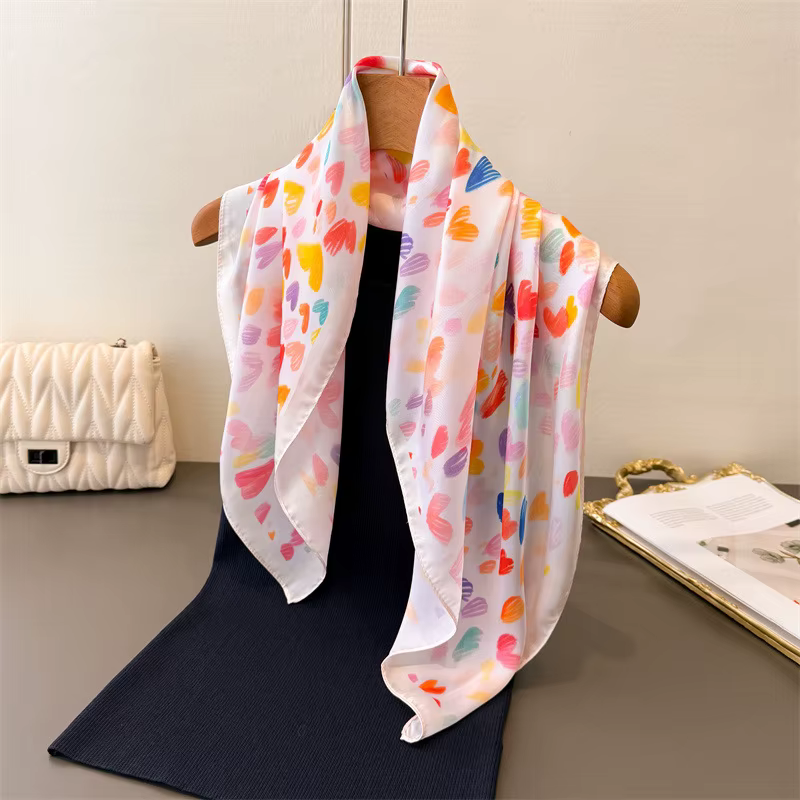 Foulard carré 70x70cm pour femme