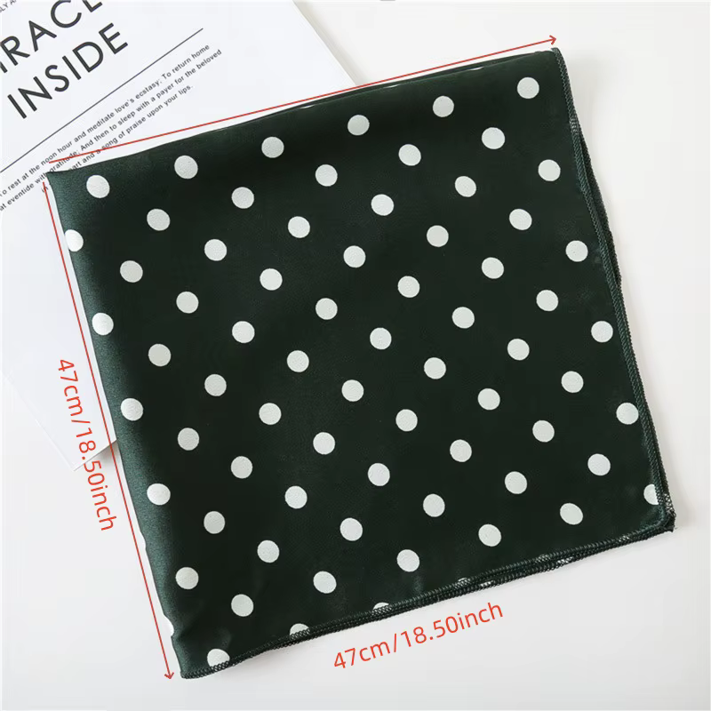 Petit Foulard Carré Imprimé à la Mode pour Femme