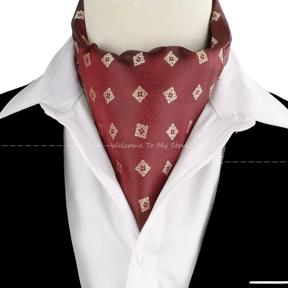 Offre spéciale hommes cravate écharpe Vintage Jacquard Paisley cajou britannique Gentleman luxe