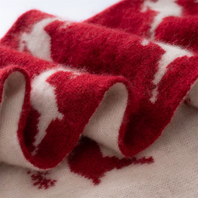 Écharpe de noël rouge pour enfants