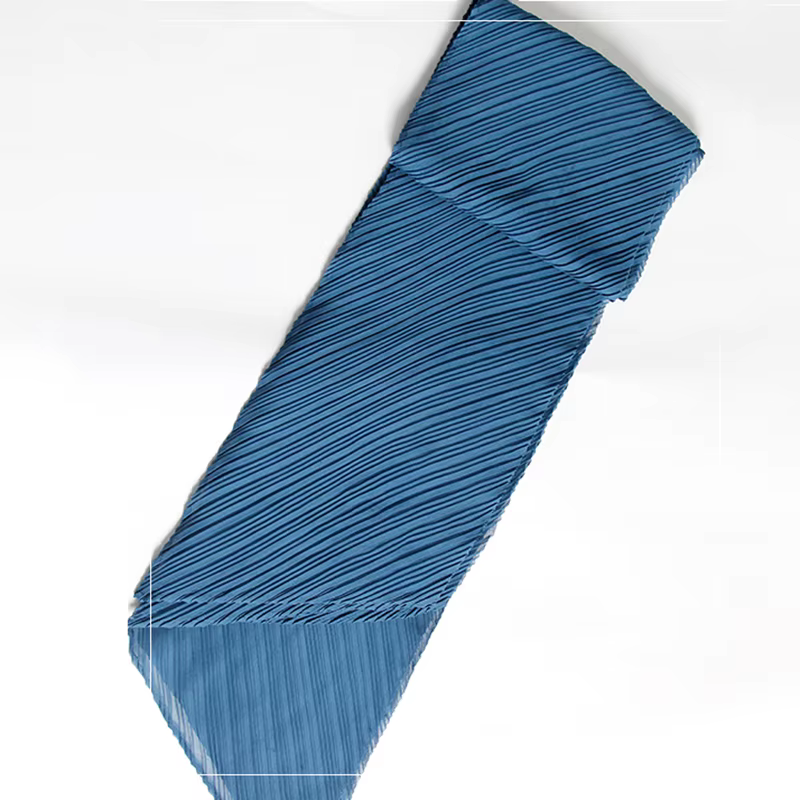 Miyake plissé large longue écharpe en soie printemps été automne hiver Cape femmes pare-brise châle épaule concepteur