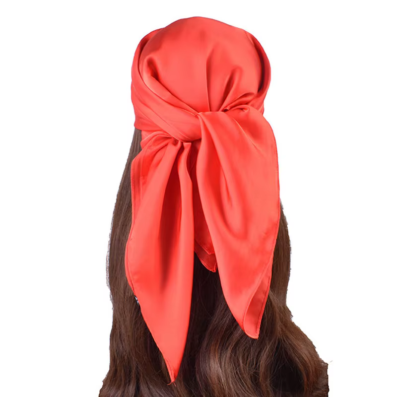 Foulard uni 70*70cm pour femme