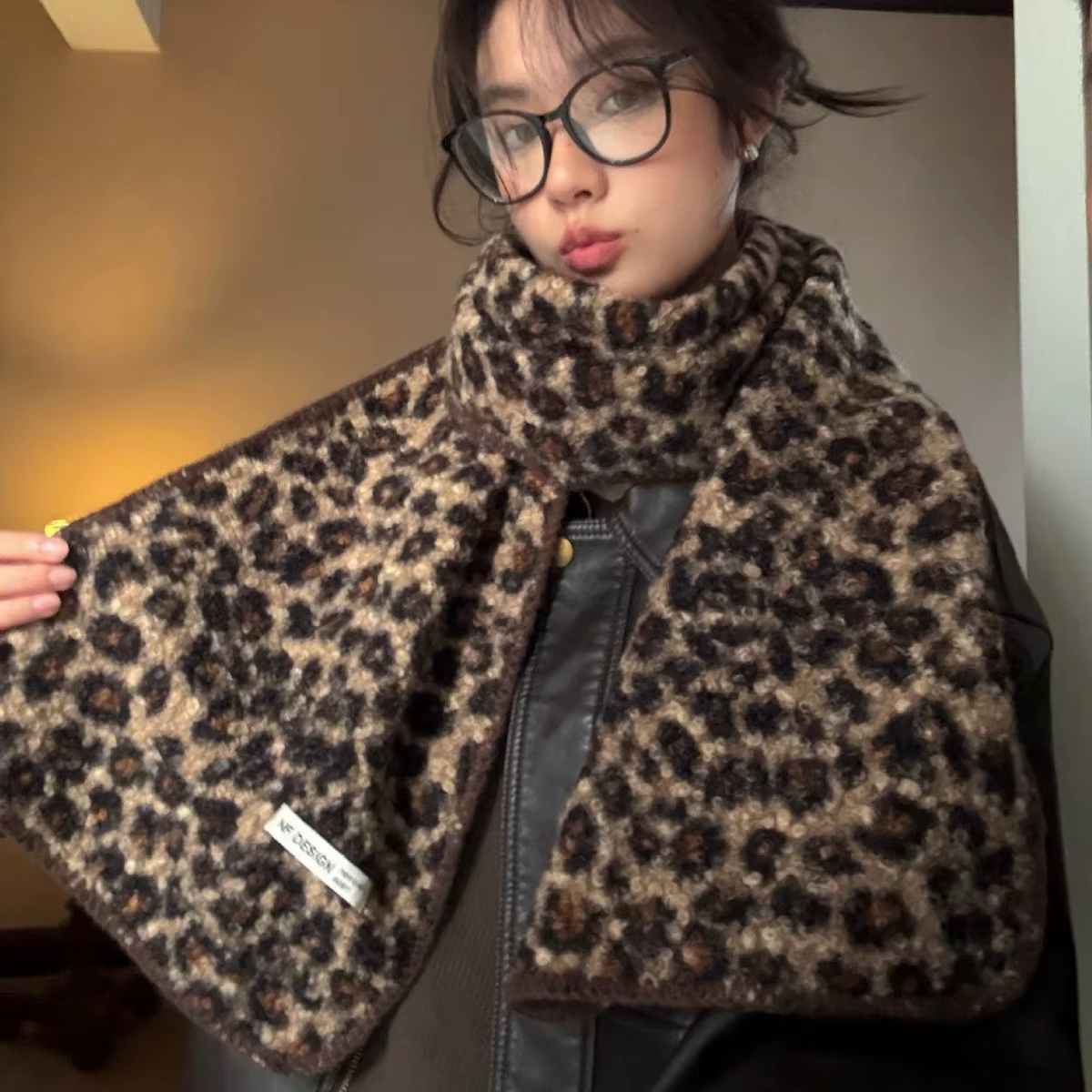 Foulards léopard pour femmes