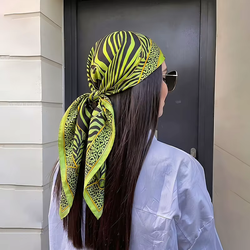 Écharpe de mode en soie