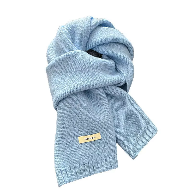 Écharpe bleu Klein pour femme