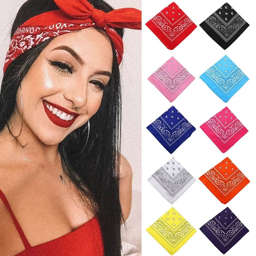 Mode écharpe Bandana chapeaux pour femmes filles enfants Vintage quatre saisons carré cheveux