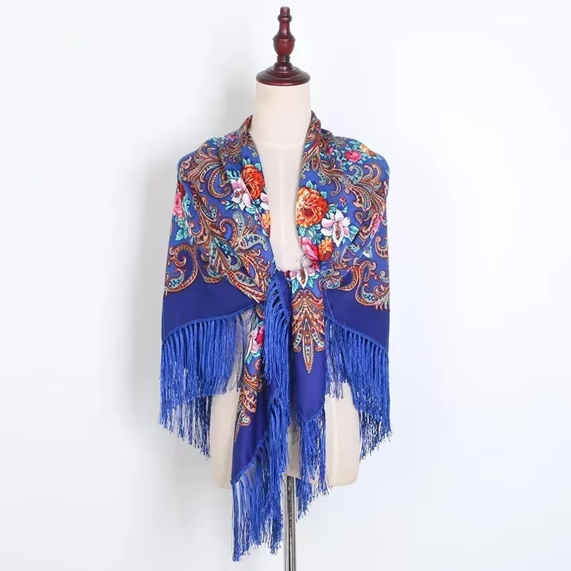 Foulard bohème imprimé Floral