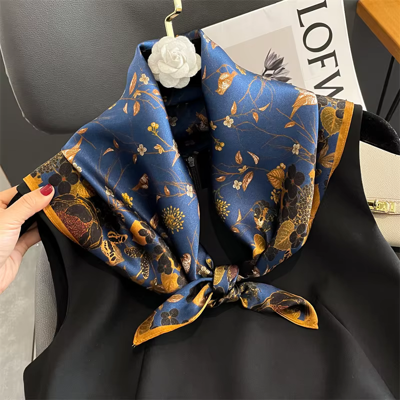 Pure Injplanchers f-Foulards à col carré pour femmes