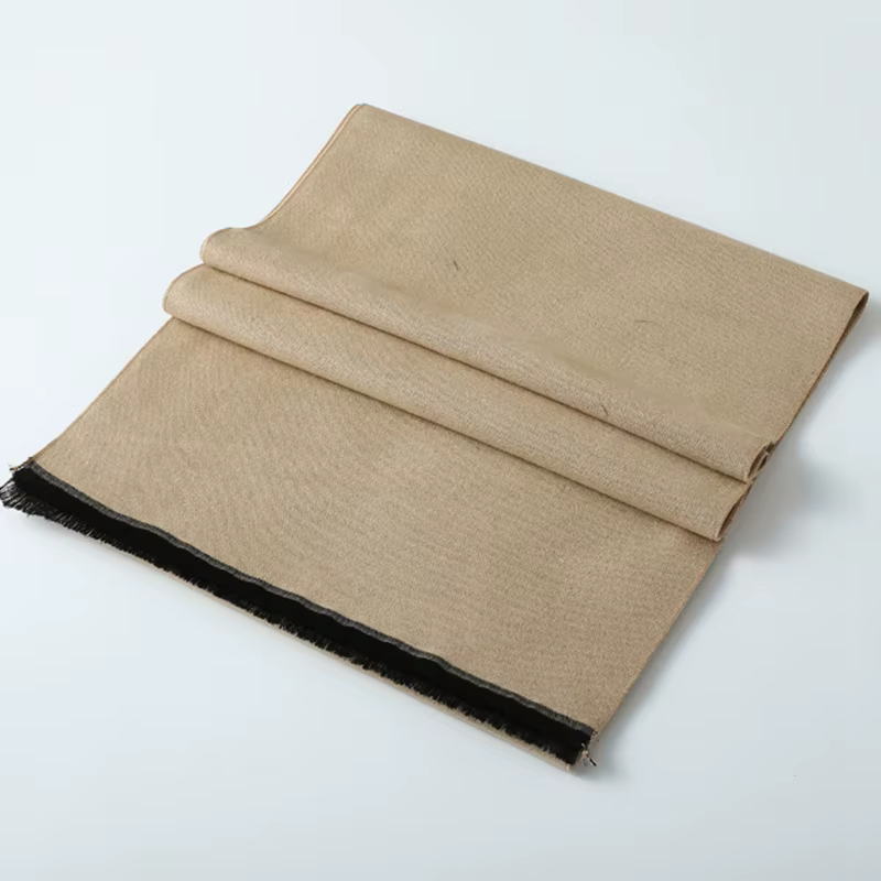 Hiver doux cachemire foulards hommes couleur unie soie laine châles Foulard de luxe printemps Modal sentiment enveloppes plaine écharpe homme d'affaires