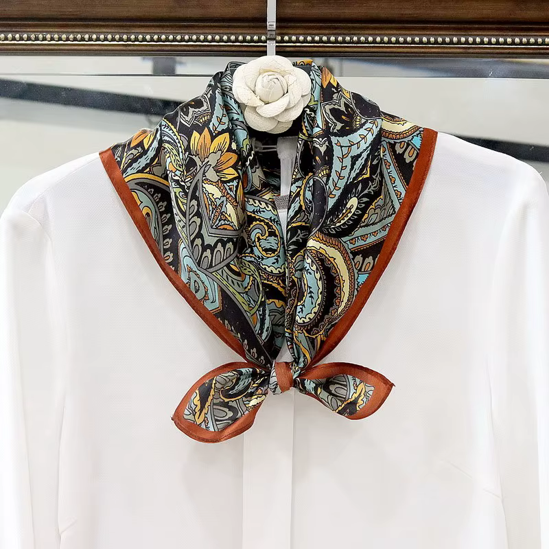P aisley-Foulard hijab musulman pour femme
