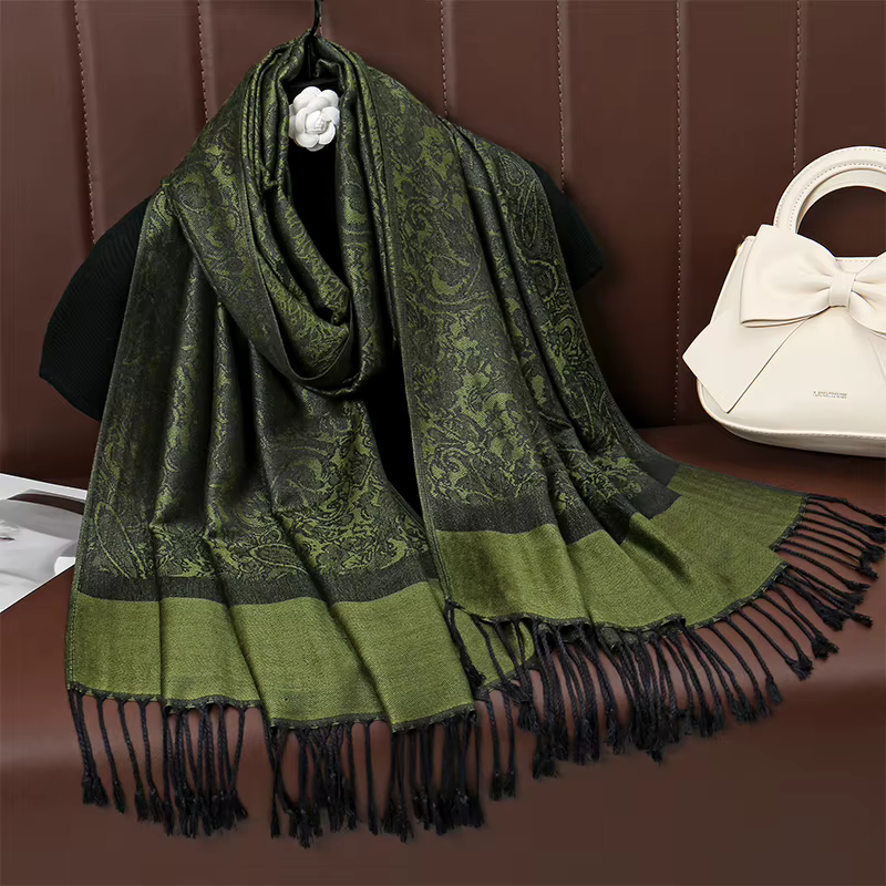 Foulard Jacquard de Luxe pour Femme