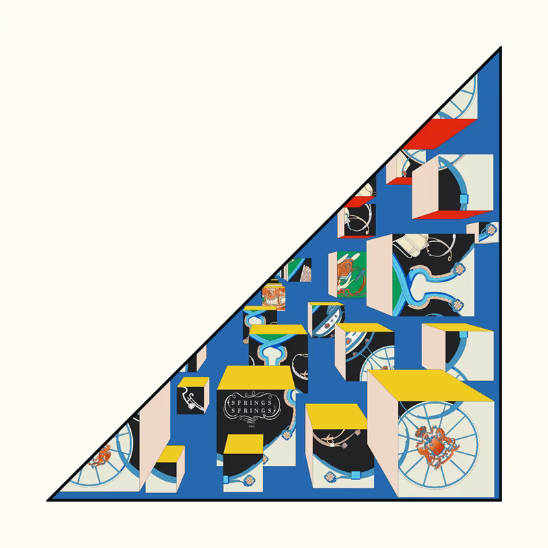 Foulards Triangle Géométrique pour Femme
