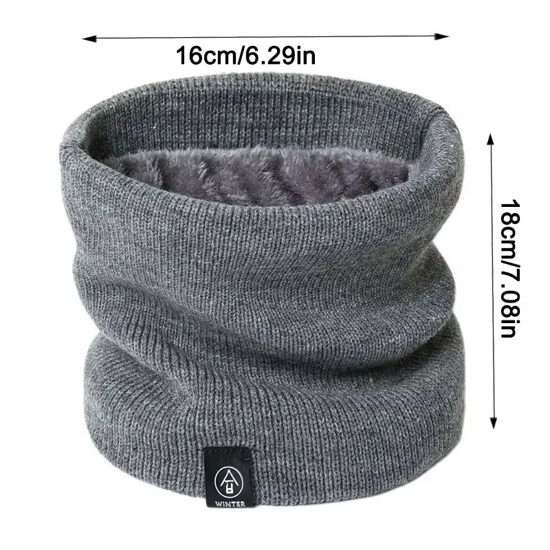 Écharpe tricotée unie pour femme