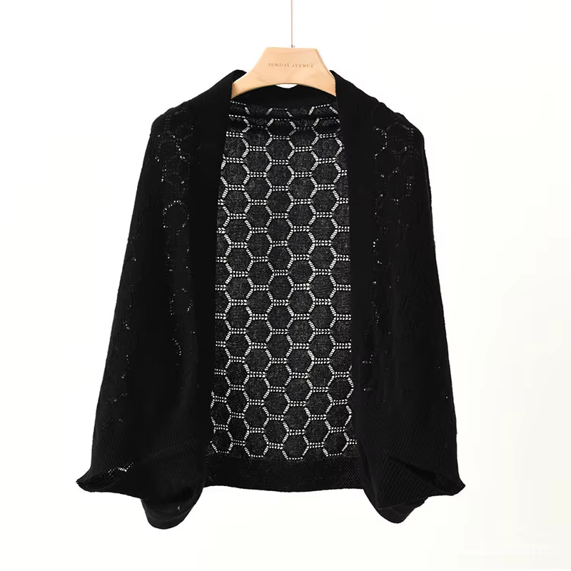 100% laine mérinos évider Pashmina automne hiver cachemire tricoté mode châles luxe géométrie Style double usage foulards