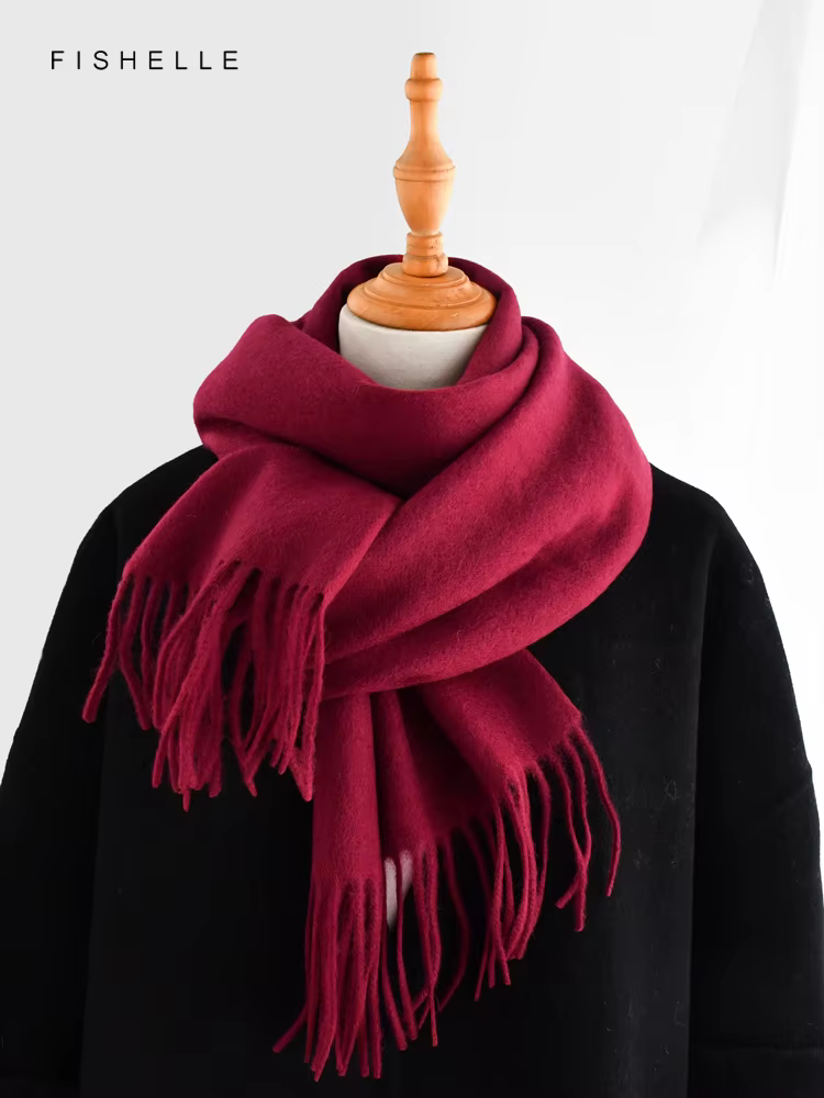 Écharpe en pure laine pour femme