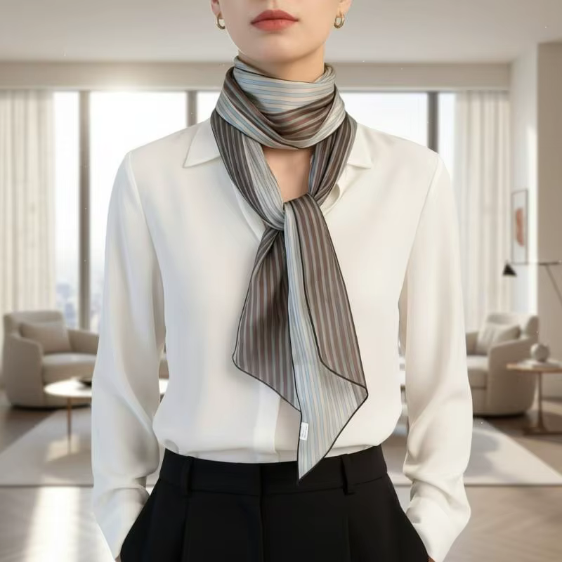Écharpe en soie pour femme