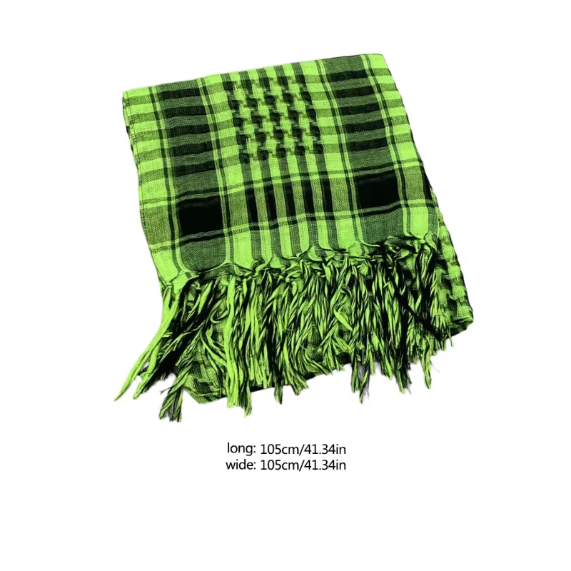 Ethnique arabe Shemagh écharpe arabe prière écharpe désert châle foulard