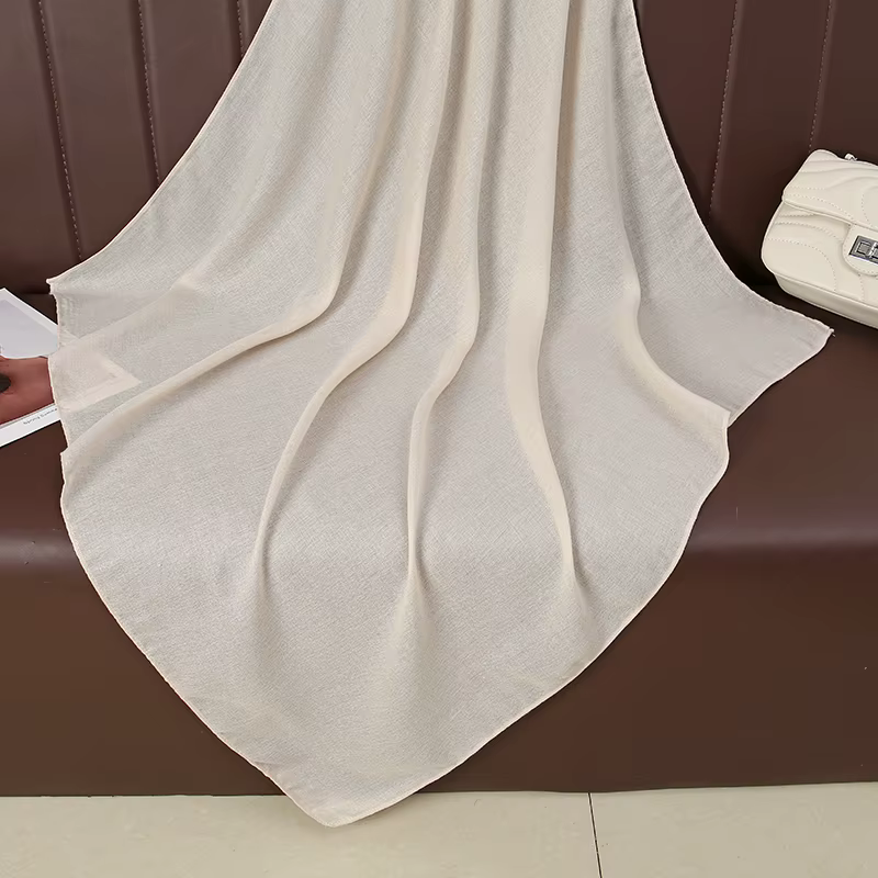 Foulards carrés de couleur unie pour femmes