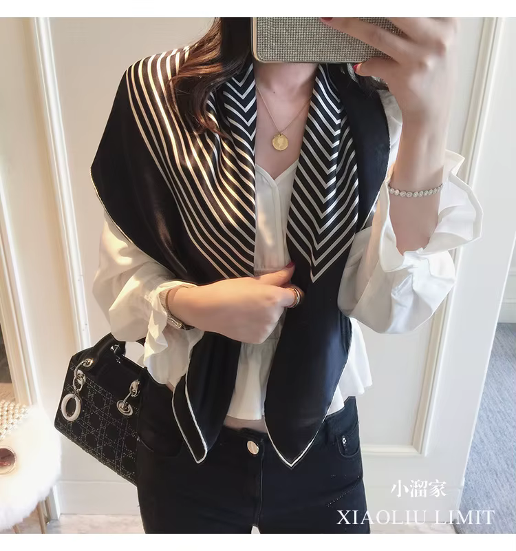 Nouveaux foulards 90*90cm pour femme