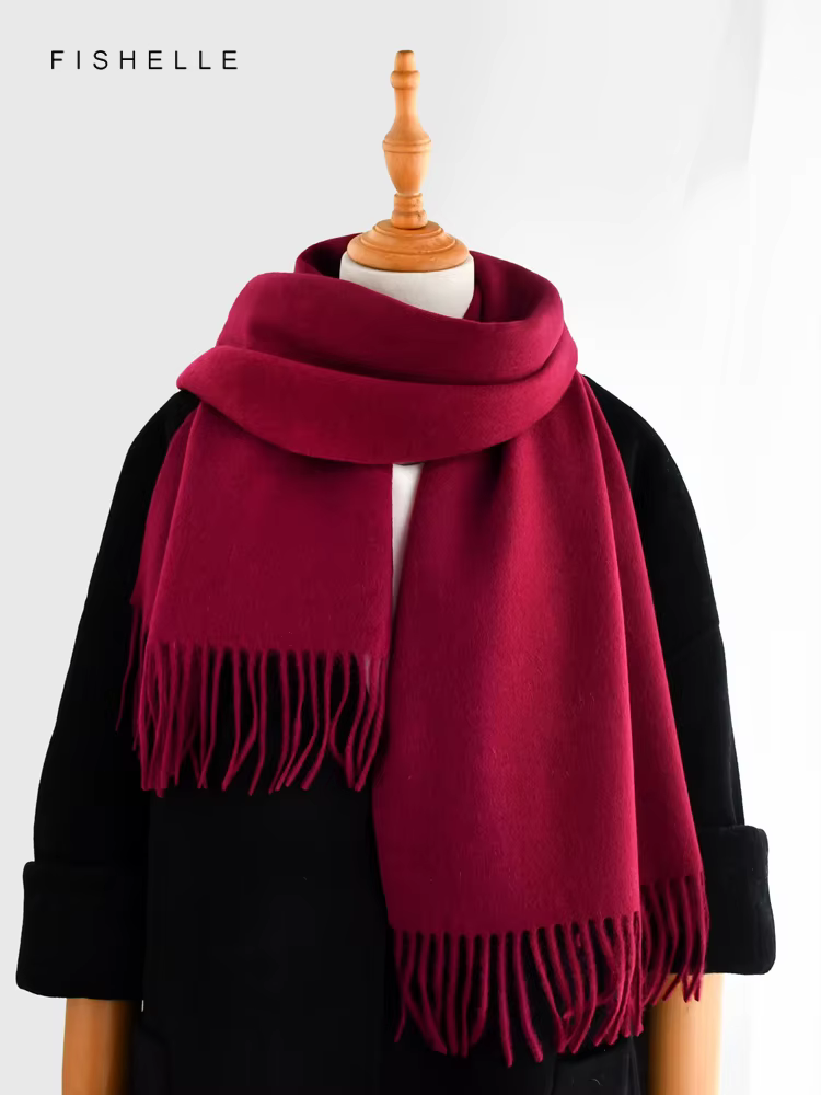 Écharpe en pure laine pour femme