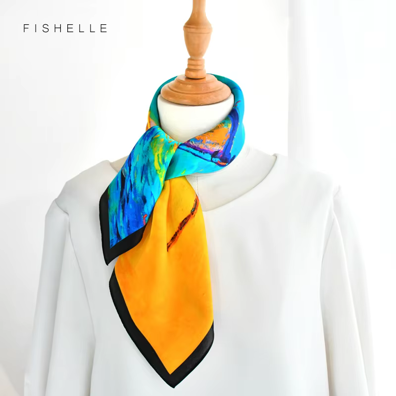 Foulards en soie naturelle pour femmes