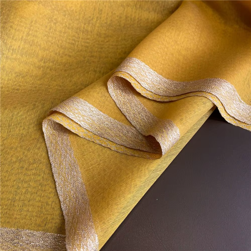 Nouveau grand foulard de luxe en soie Organza élégant couleur unie longues foulards 180*70 cm châles solides pour les femmes Hijab