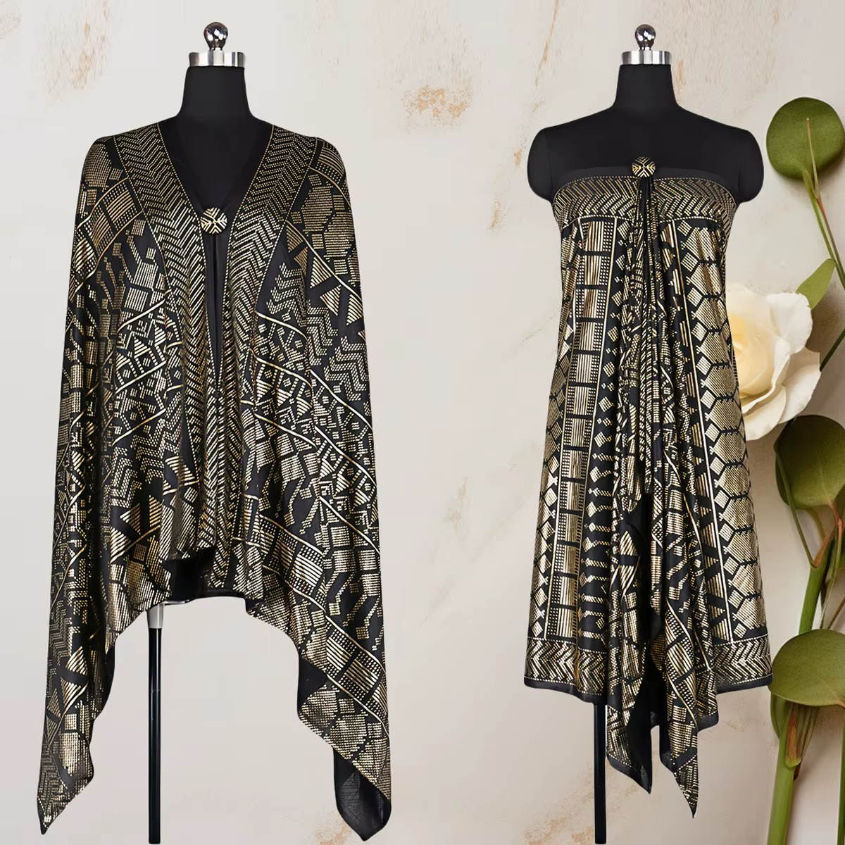 Écharpe de Style rétro pour femme