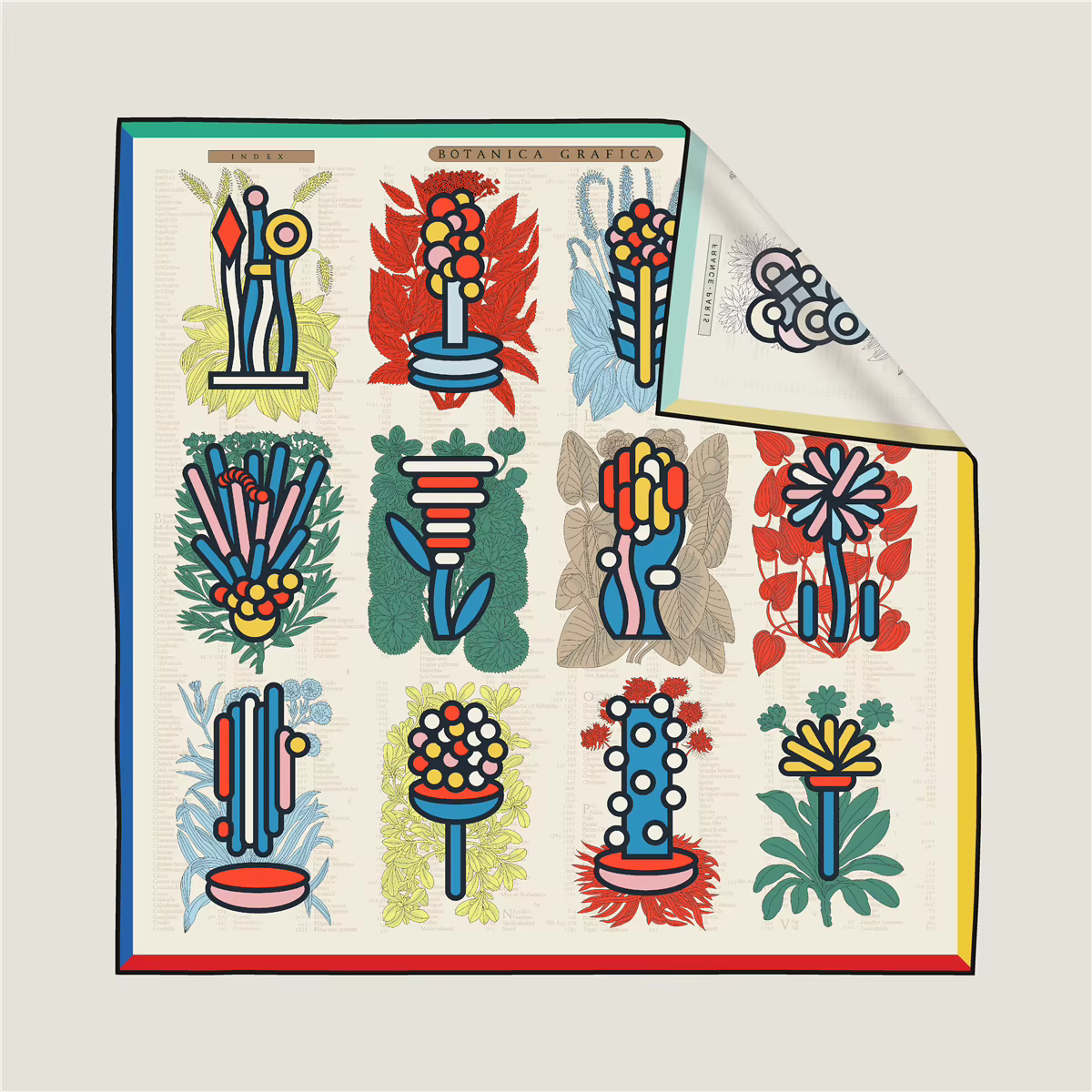 Foulard en sergé de soie 90CM