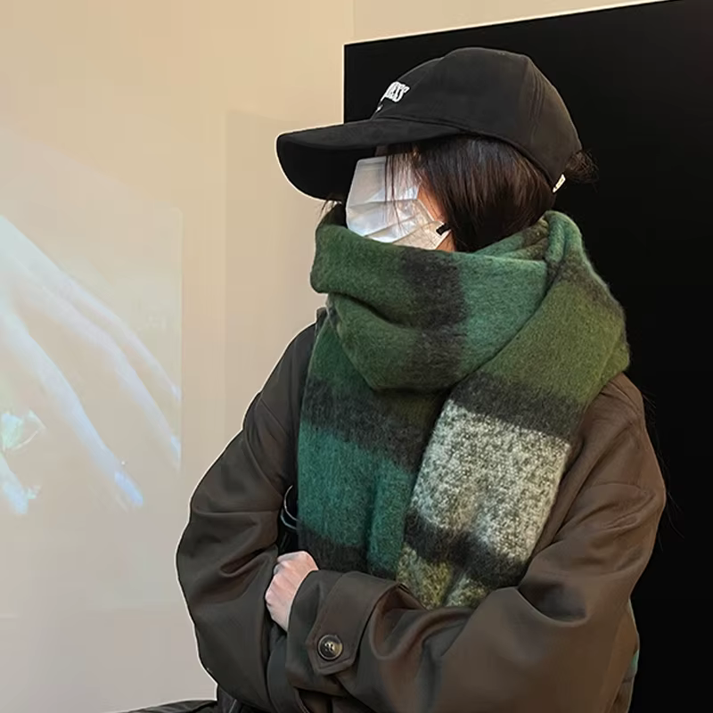 Écharpe en Mohair épaisse pour femmes